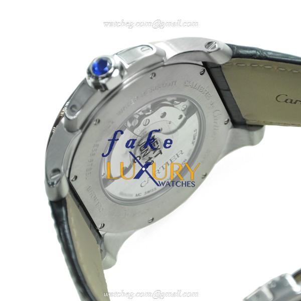 Cartier W7100011 CALIBRE DE CARTIER Automatic Steel Case - Replica Watch - 42mm - White Dial & - Image 4
