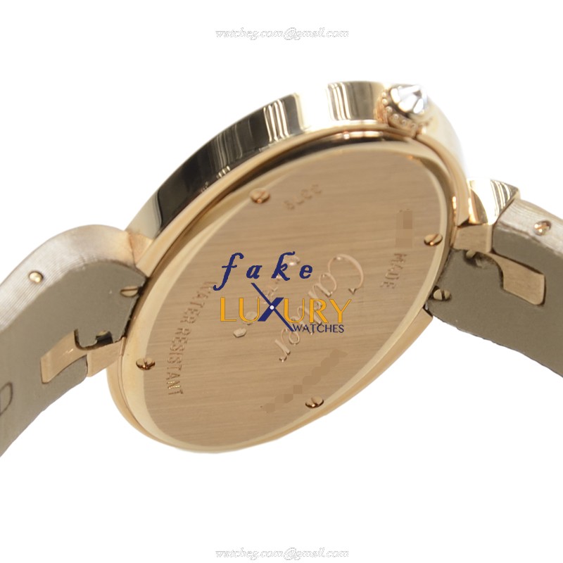 Cartier WG800017 Captive de Cartier Quartz 18kt Rose Gold White Dial Replica Watch - Image 4