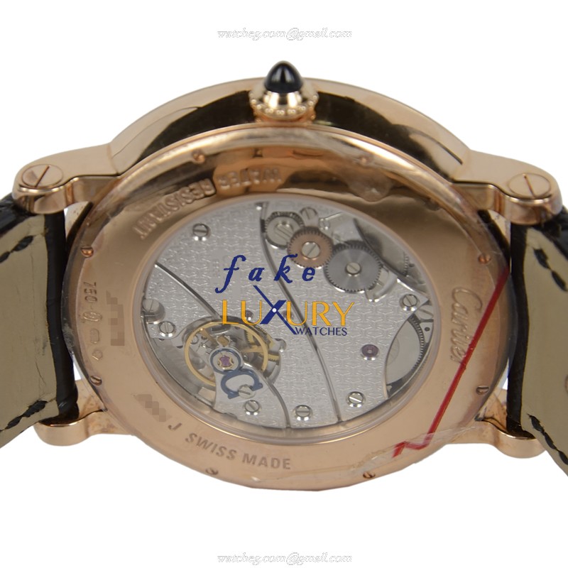 Cartier W1553751 ROTONDE DE CARTIER Manual Wind 42mm 18kt Rose Gold Replica Watch, Swiss Movement - Image 4