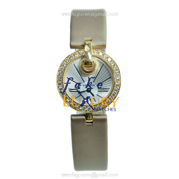 Cartier WG600006 Captive de Cartier Replica Watch, Silver Dial, Rose Gold Case, Quartz Movement - Image 2