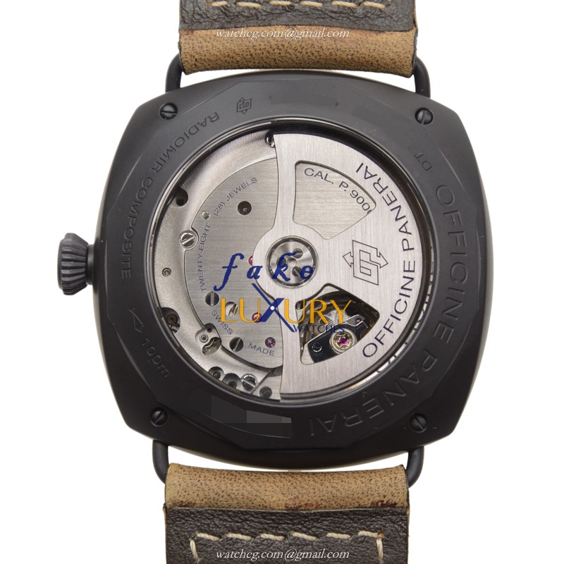 PAM00505 - Panerai Radiomir Replica Watch - Automatic Ceramics - Brown Dial - Image 4
