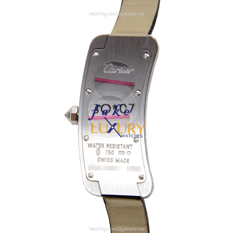 Cartier WJ300950 Quartz 18kt White Gold Diamond Replica Watch, Silver Dial, Automatic Movement - Image 3