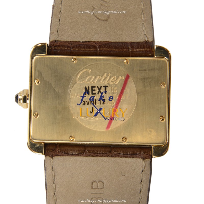 Cartier W6300856 TANK Quartz 18kt Yellow Gold - Replica Watch - W6300856 - Automatic - Steel Case - Image 3