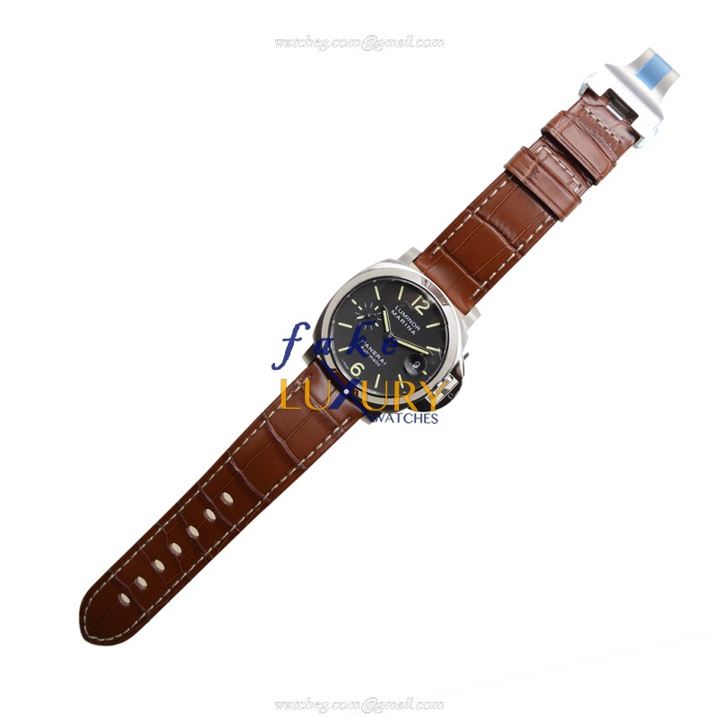 Panerai PAM00048 Automatic Stainless Steel Black Dial LUMINOR Replica Watch - 40mm Case - Image 2