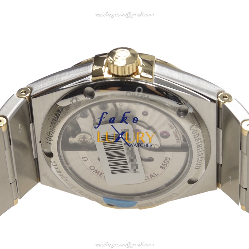 Omega 123.25.38.21.52.002 CONSTELLATION Auto 18kt Gold Diamond Steel Replica Watch - Image 4