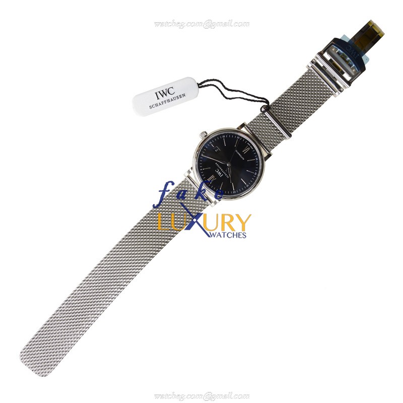 IWC IW356506 Portofino Replica Watch, Automatic, Black Dial, Steel Case, 40mm - Image 2
