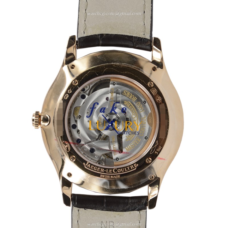 Jaeger-Lecoultre Q1352420 MASTER ULTRA THIN Auto 18kt Rose Gold Case Replica Watch - Image 3