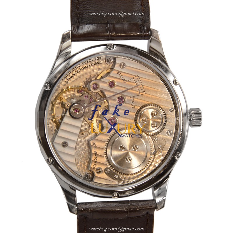 IWC IW544404 Portuguese Replica Watch, Manual Wind, Dark Grey Dial, 18kt White Gold Case - Image 3