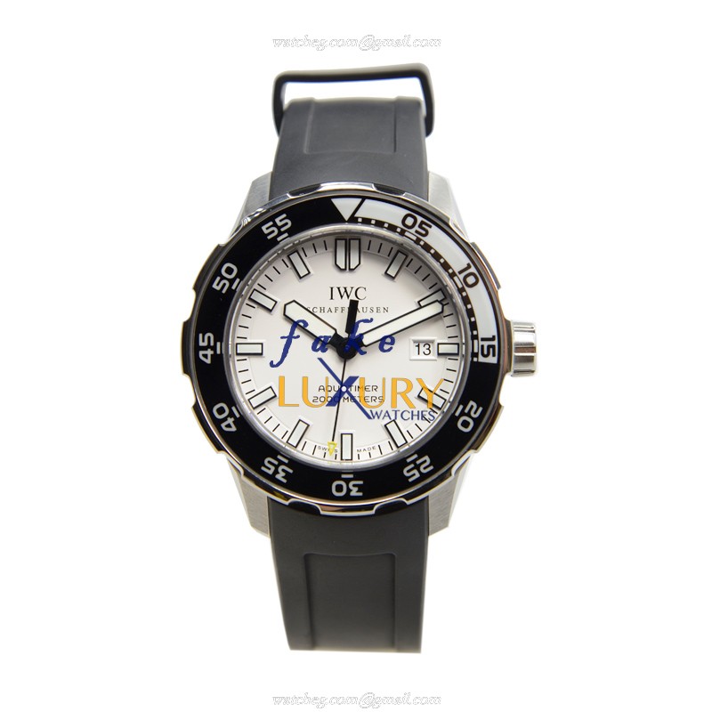 IWC IW356806 Aquatimer Replica Watch, Automatic Movement, White Dial, Steel Case - Image 2