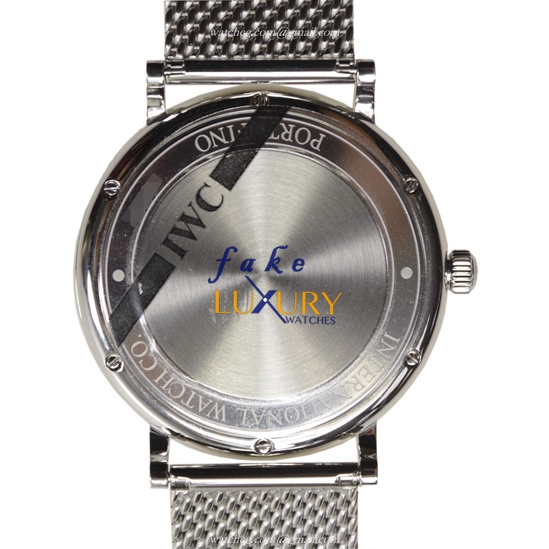 IWC Portofino IW356505 Automatic Stainless Steel Silver Dial Replica Watch - Image 3