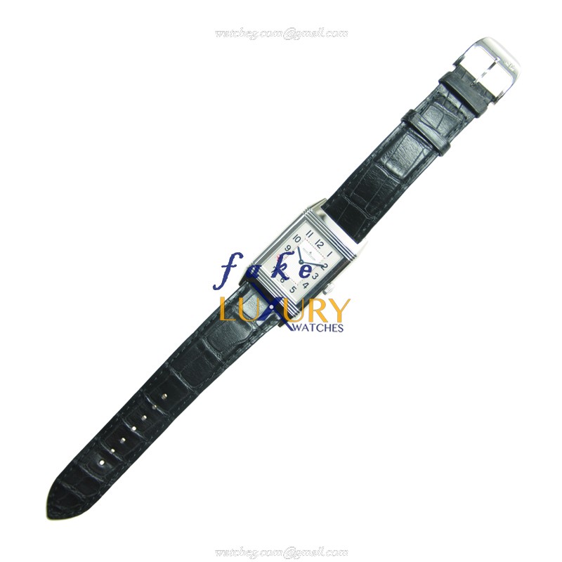 Jaeger-Lecoultre Q2788522 REVERSO Automatic Stainless Steel Replica Watch, Silver Dial, Alligator - Image 2