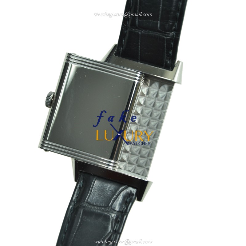 Jaeger-Lecoultre Q2788522 REVERSO Automatic Stainless Steel Replica Watch, Silver Dial, Alligator - Image 4