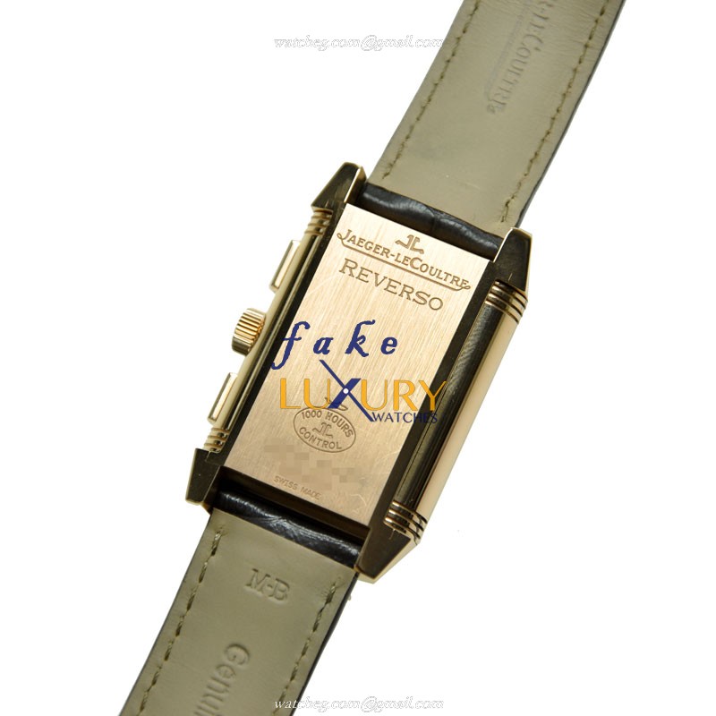 Jaeger-Lecoultre Q3022420 - REVERSO - Automatic - 18kt Rose Gold Case - Replica Watch - 39mm White - Image 3