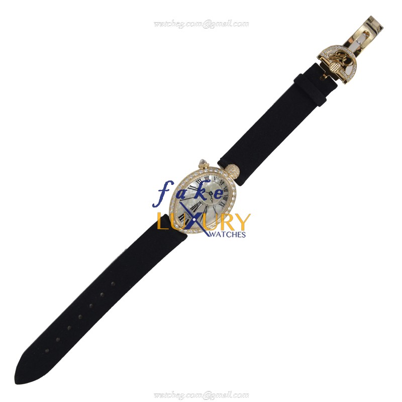 Breguet 8928BA/51/844/DD0D Reine de Naples Automatic 18kt Gold Diamond White Dial Replica Watch - Image 2