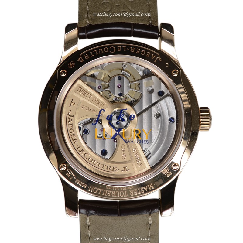 Jaeger-Lecoultre Q1652420 Master Ultra Thin Replica Watch, Automatic, Silver Dial, Rose Gold Case - Image 3