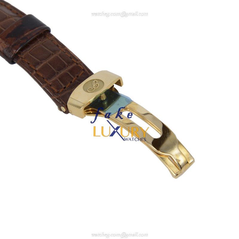 Breguet 3137BA/11/986 Replica Watch With Automatic Movement, 18kt Yellow Gold Case, Silvery White - Image 4