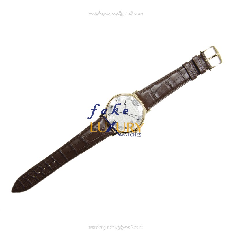 Breguet 5177BA/12/9V6 Replica Watch, Automatic Movement, Silver Dial, 18kt Yellow Gold Case - Image 2