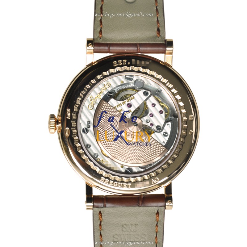 Breguet 7337BR/1E/9V6 Classique Replica Watch, Automatic Movement, 18kt Rose Gold Case, Silver Dial - Image 3