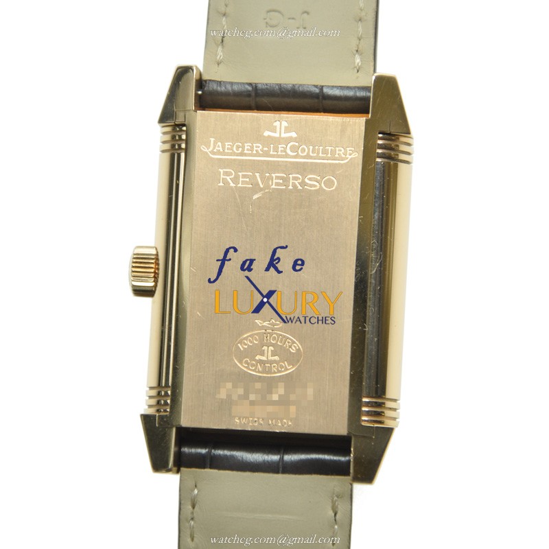 - Q3002401 - Jaeger-Lecoultre REVERSO Manual Wind 18kt Rose Gold Replica Watch - White Dial - Image 4