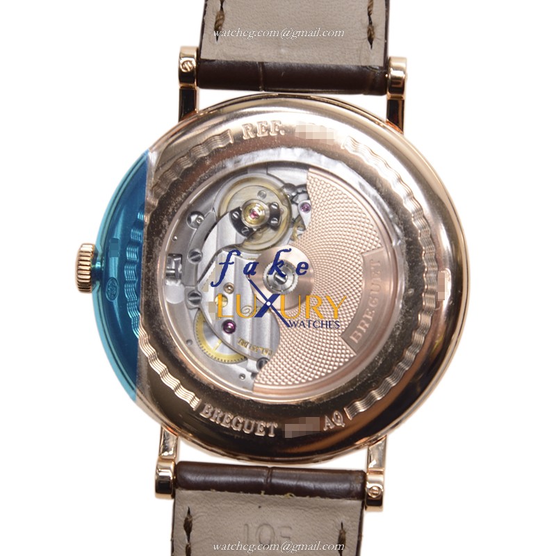 7787BR/12/9V6 - Breguet Classic Replica Watch Automatic Silver Dial 18kt Rose Gold - Image 3