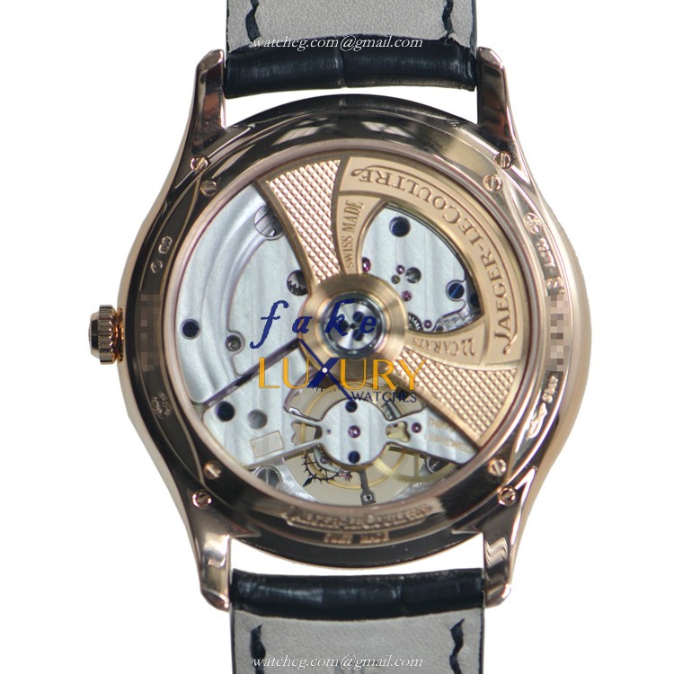 Jaeger-Lecoultre Q1322410 Master Ultra Thin Replica Watch, 18kt Rose Gold, Beige Dial - Image 2