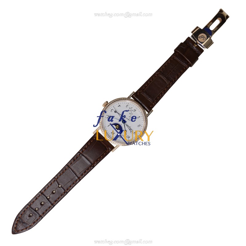 Breguet 8788BR/29/986/DD00 Classic Automatic 18kt Rose Gold Diamonds Silver Dial Replica Watch - Image 2