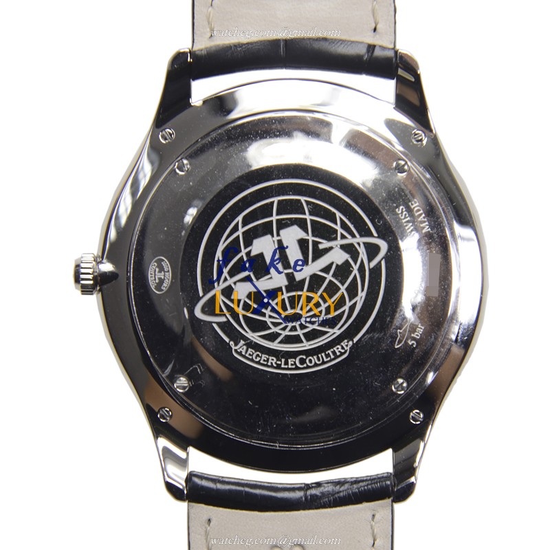 Jaeger-Lecoultre Q1338421 Replica Watch - Swiss Automatic, 41mm Steel Case, Silver Dial, Black - Image 3