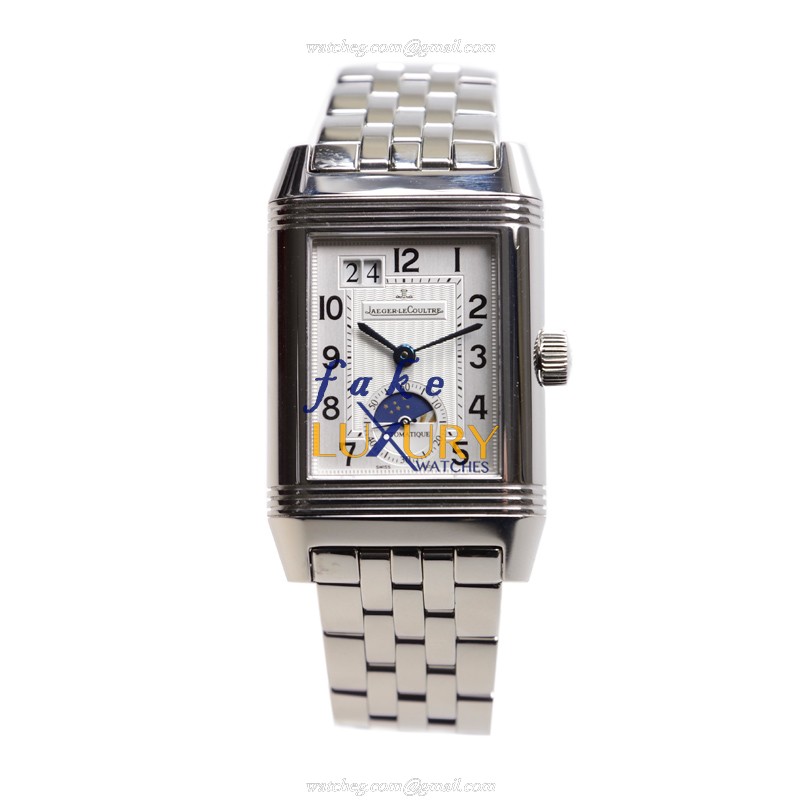 Jaeger-Lecoultre Q3038120 REVERSO Automatic Stainless Steel Replica Watch, 29X46.5mm, Silver & - Image 2