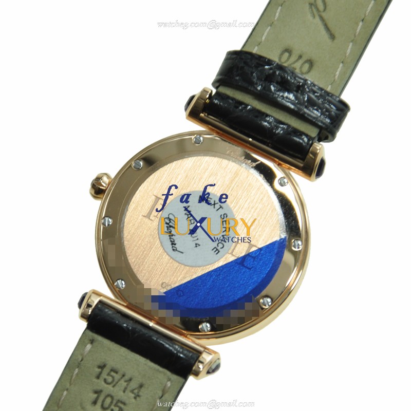 Chopard 384238-5001 IMPERIALE Quartz 18kt Rose Gold Replica Watch, Swiss Movement, Silver Dial - Image 3