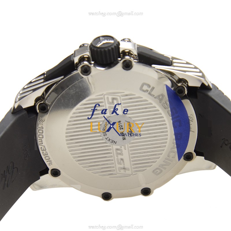 Chopard 168523-3001 MILLE MIGLIA GT XL Automatic Stainless Steel Black Dial Rubber Strap Replica - Image 4