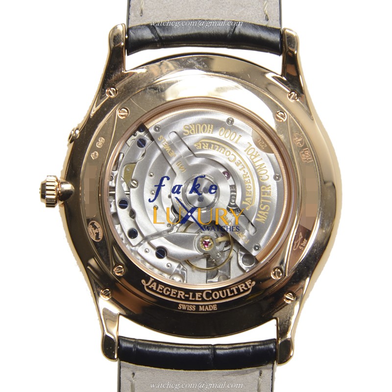 Jaeger-Lecoultre Q1372501 MASTER ULTRA THIN Automatic 18kt Rose Gold & Diamonds Replica Watch - Image 3
