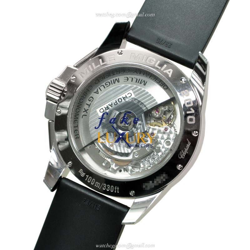 Chopard Replica Watch 168459-3019 MILLE MIGLIA GT XL Auto Silver Dial Stainless Steel Case - Image 3