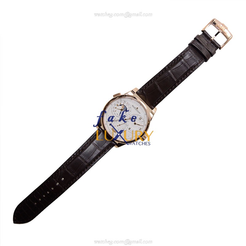 Jaeger-Lecoultre Q6042521 DUOMETRE Manual Wind - 18kt Rose Gold - Replica Watch - White Dial - Image 2