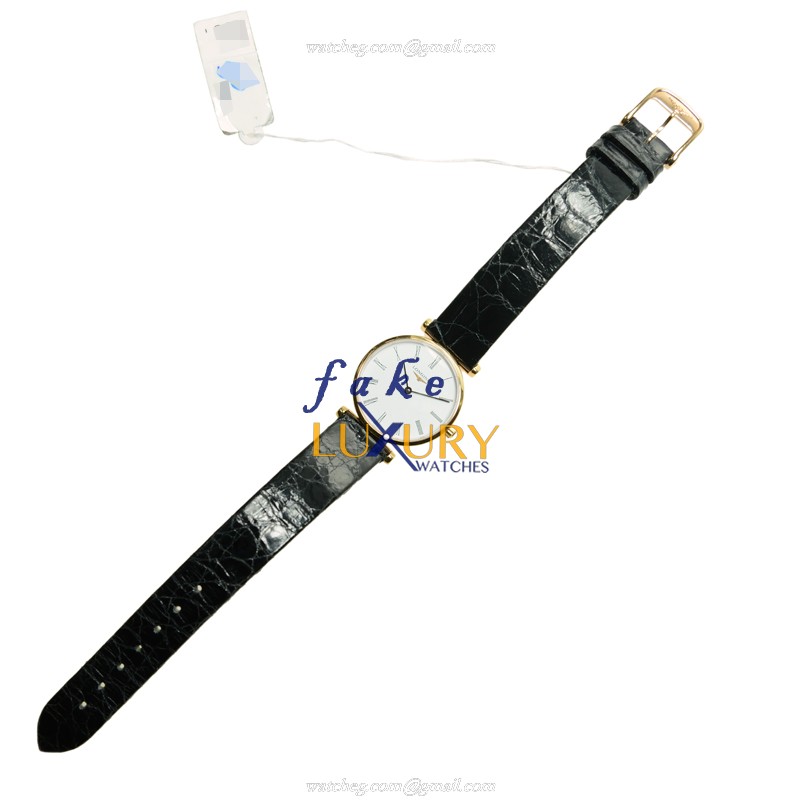 Longines La Grande L4.209.1.11.2 Quartz 18kt Rose Gold White Dial Replica Watch - Image 2
