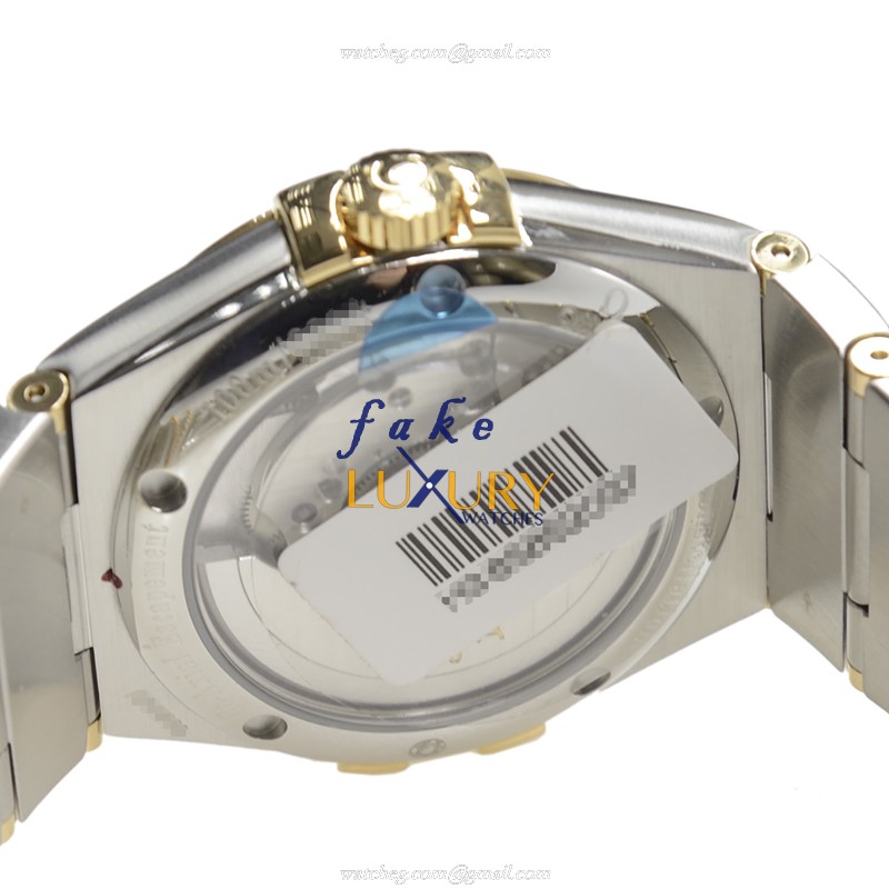 -123.20.35.20.52.002-Omega CONSTELLATION Auto 18kt Gold Steel Replica Watch - Image 4