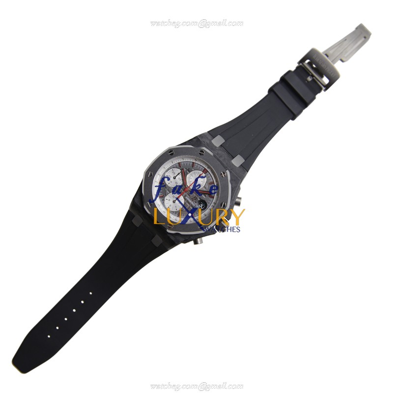 Audemars Piguet Royal Oak Offshore 26202AU.OO.D002CA.01 Automatic Forged Carbon White Dial Replica - Image 2