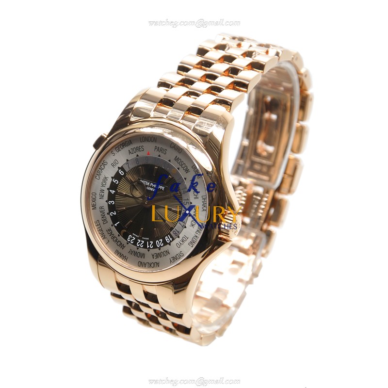 Patek Philippe 5130/1R-001 Replica Watch, Automatic Movement, Brown Dial, 18kt Rose Gold Case - Image 2