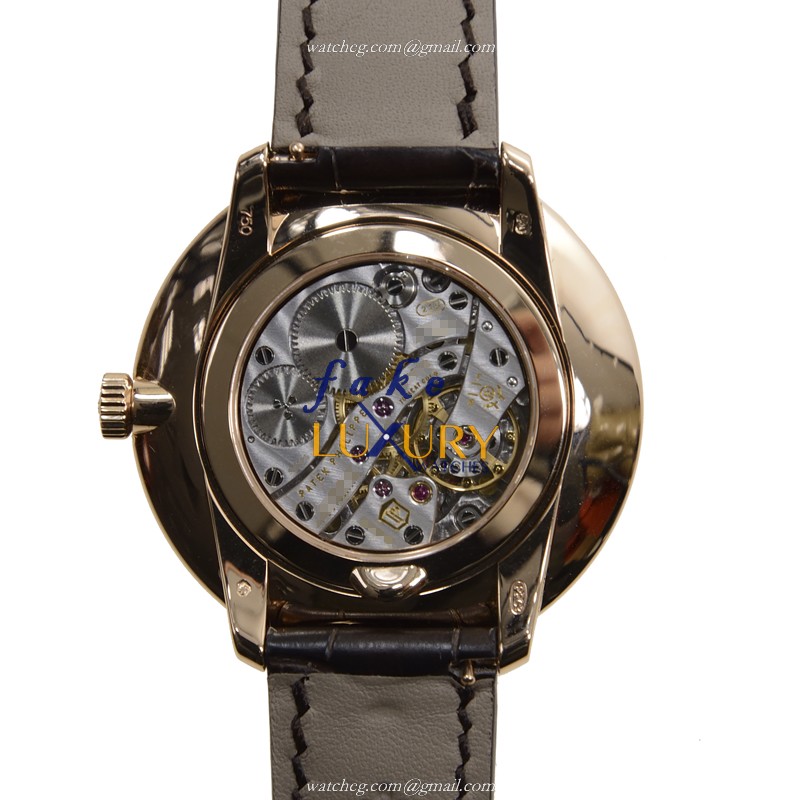 Patek Philippe 5123R-001 Calatrava Replica Watch, White Dial, 18kt Rose Gold Case, Manual Wind - Image 3