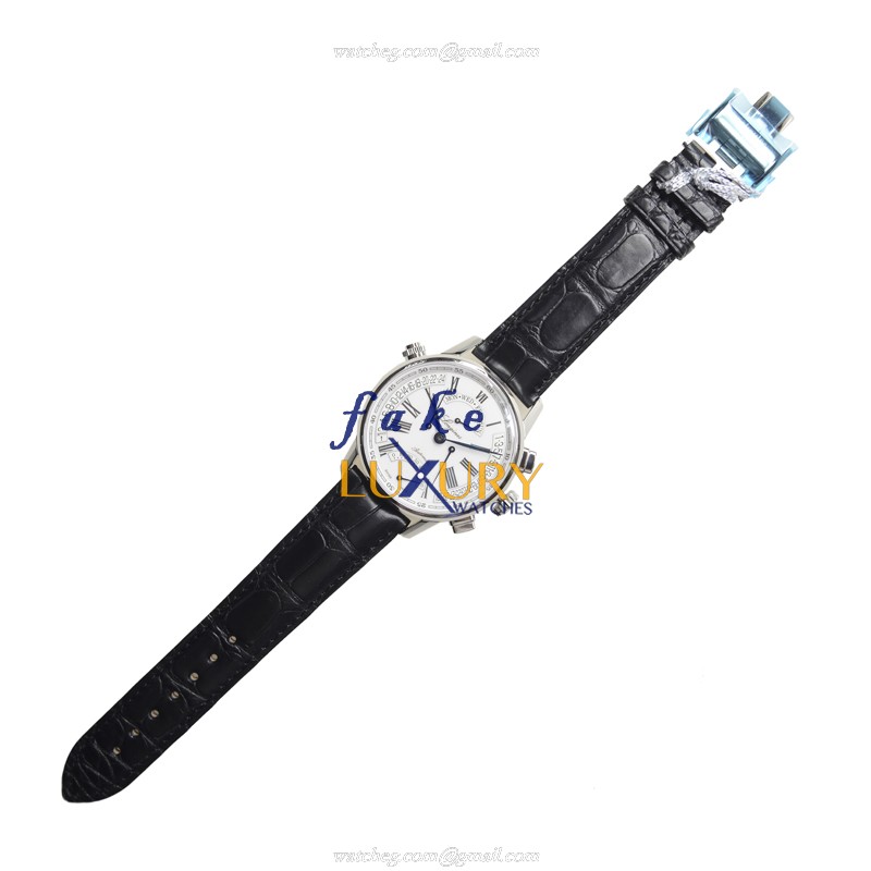 Longines L4.797.4.71.2 Heritage Replica Watch Automatic White Dial Stainless Steel Case Black - Image 2
