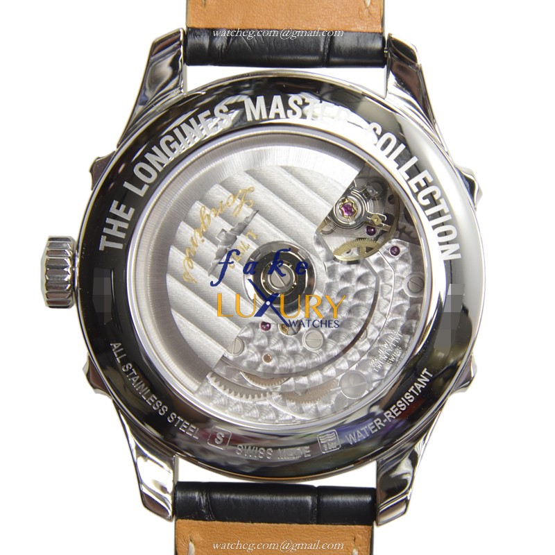 Longines L2.738.4.51.7 Master Automatic Black Dial Stainless Steel Replica Watch - Image 4
