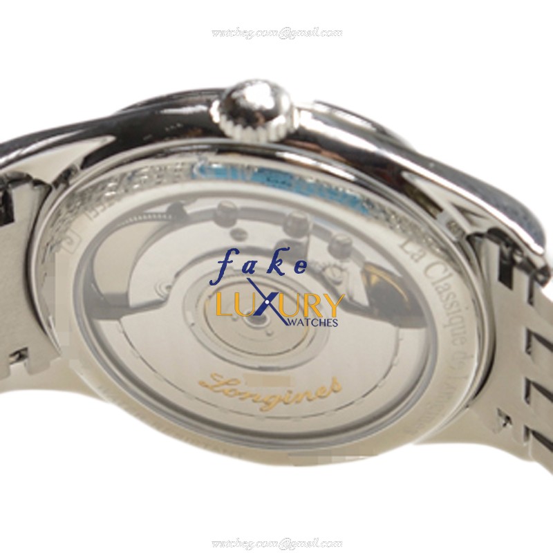 Longines L4.898.4.12.6 Elegant Series Replica Watch Automatic White Dial Steel Bracelet - Image 4