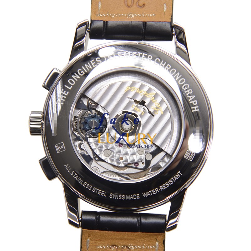Longines Heritage L2.780.4.18.2 - Replica Watch - White Dial - Automatic - Alligator Strap - Image 3