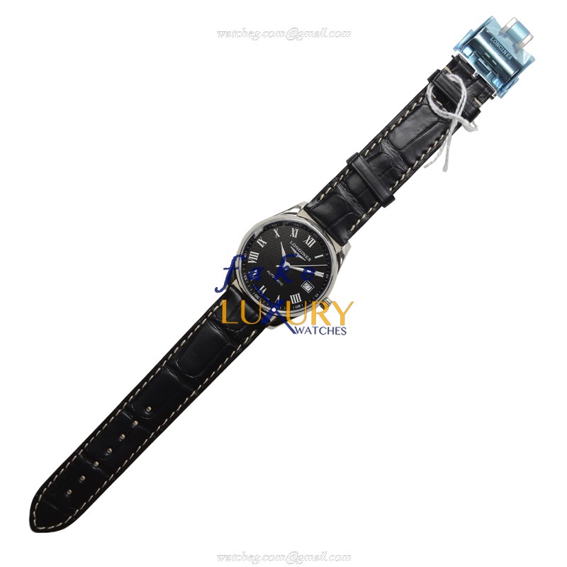 Longines Master L2.518.4.51.7 Replica Watch, Automatic Movement, Black Dial - Image 2
