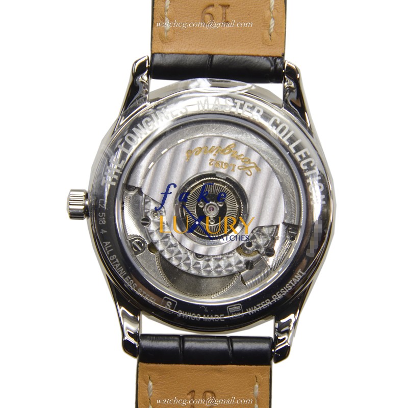 Longines Master L2.518.4.51.7 Replica Watch, Automatic Movement, Black Dial - Image 3