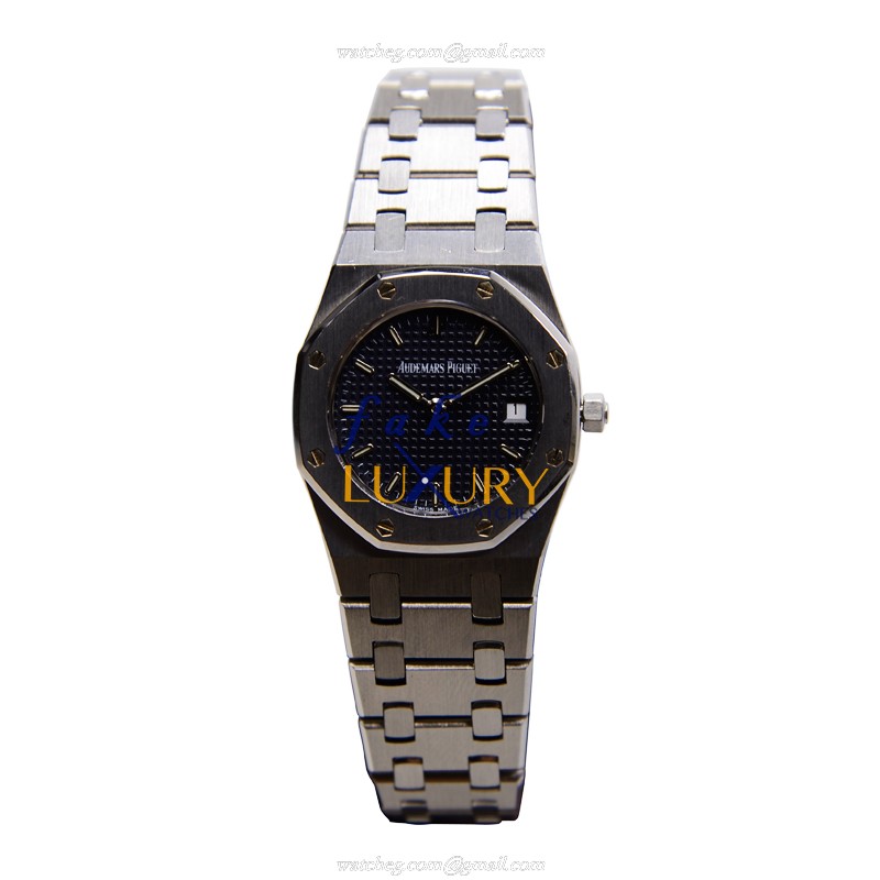 Audemars Piguet Royal Oak 66270ST.O.0722ST.01 Replica Watch, Black Dial, Quartz, Steel Bracelet - Image 2