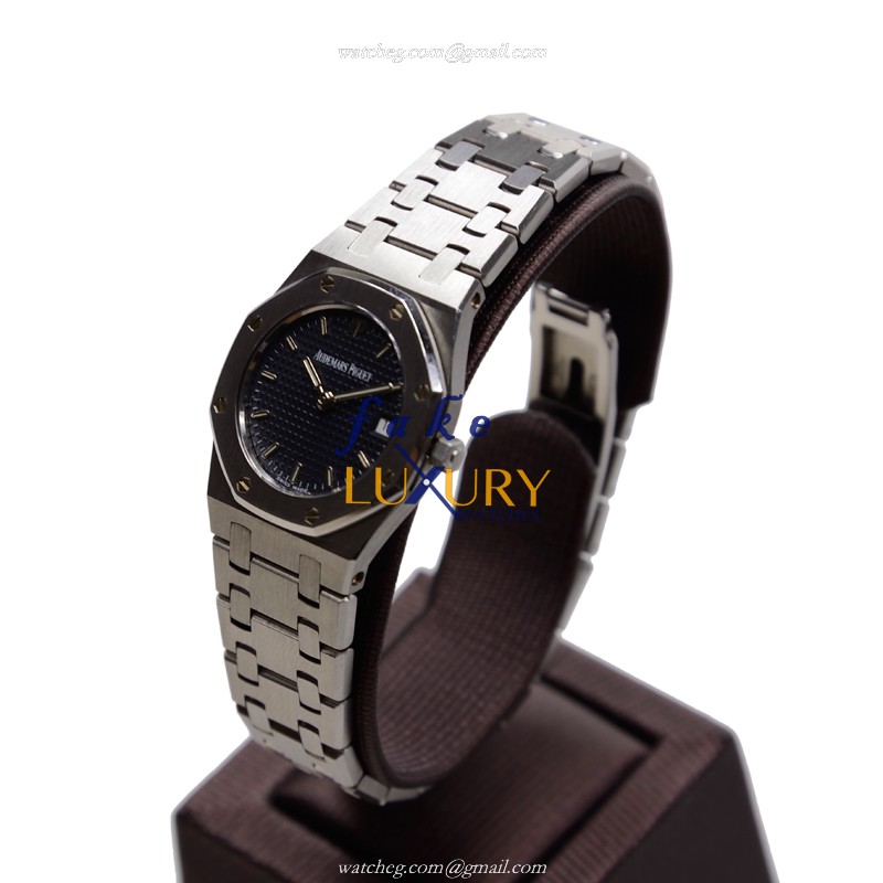 Audemars Piguet Royal Oak 66270ST.O.0722ST.01 Replica Watch, Black Dial, Quartz, Steel Bracelet - Image 3