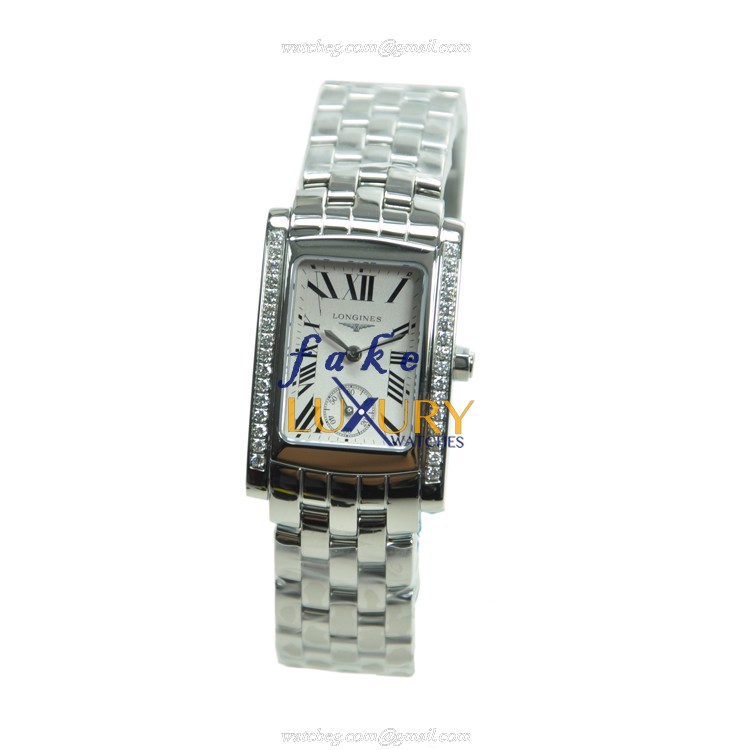 Longines L5.502.0.71.6 Dolce Vita Replica Watch With Quartz Movement, White Dial, Silver Steel - Image 2