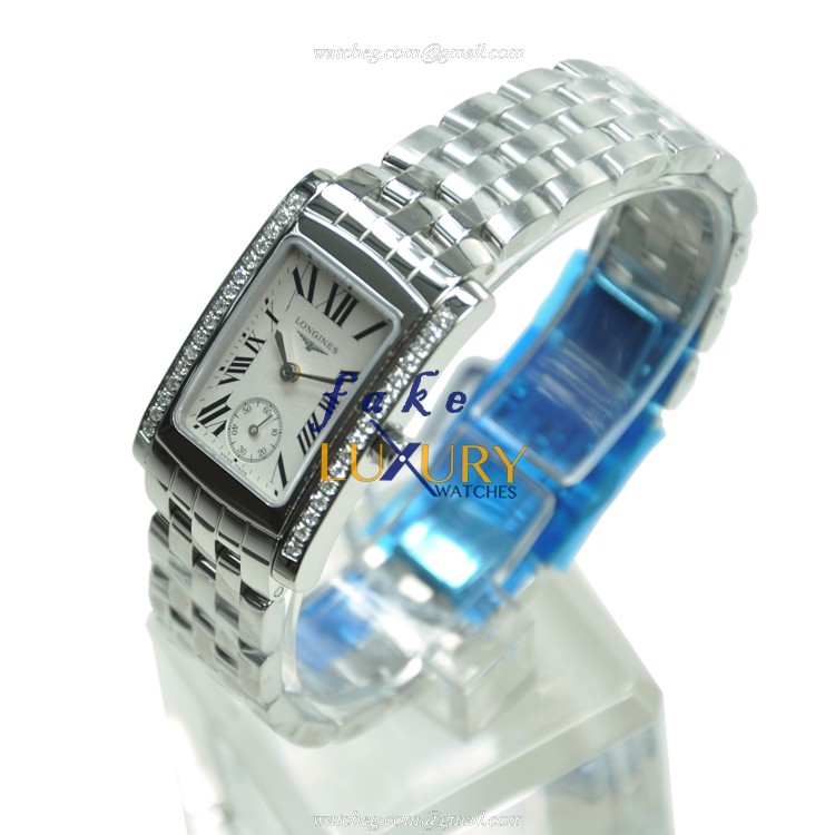 Longines L5.502.0.71.6 Dolce Vita Replica Watch With Quartz Movement, White Dial, Silver Steel - Image 3
