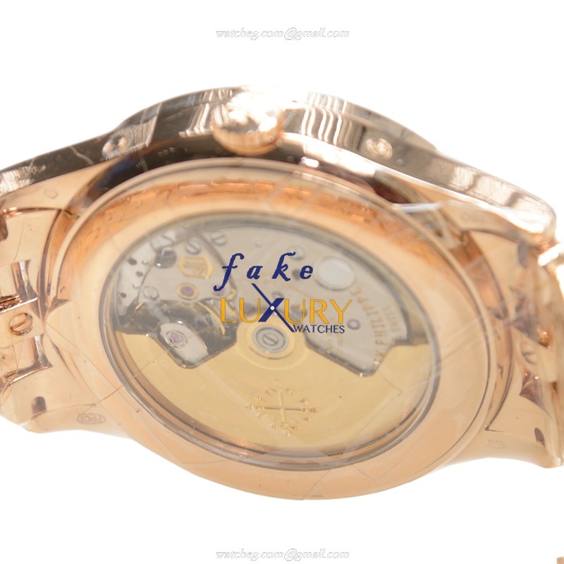 Patek Philippe 5396-1R-001 Replica Watch, Automatic, Brown Dial, 18kt Rose Gold Case - Image 4