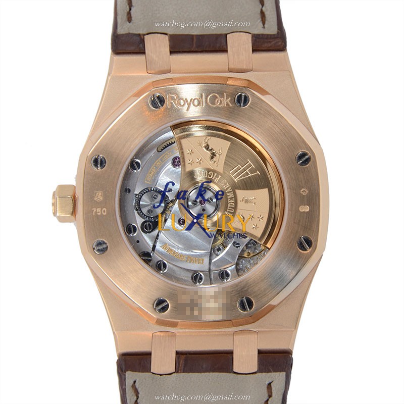 Audemars Piguet Royal Oak 15300OR.OO.D088CR.02 Automatic 18kt Rose Gold White Dial Replica Watch - Image 3